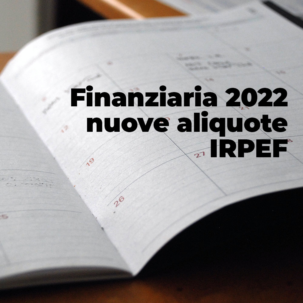 Finanziaria Nuove Aliquote Irpef Per La Riduzione Della Pressione